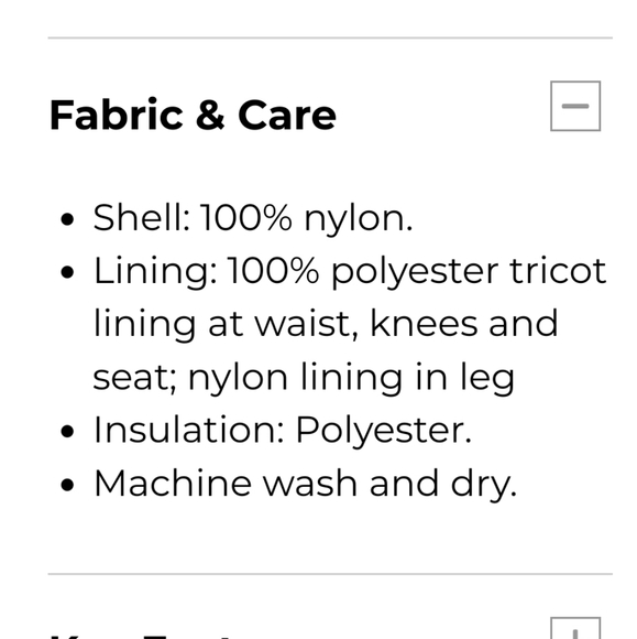 L.L. Bean women's plus size 1X bone white snow pants - Picture 5 of 9